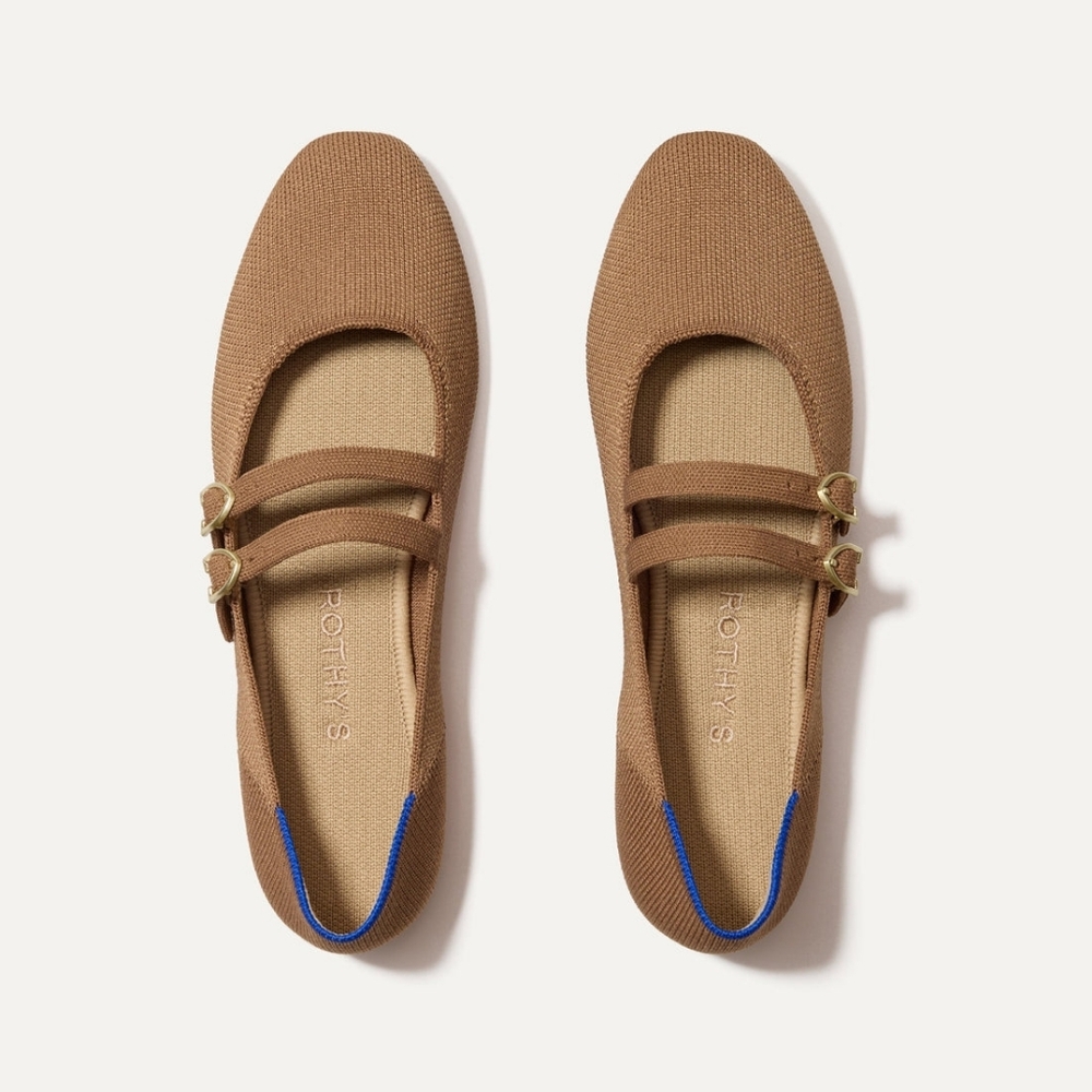 Rothys Double Buckle Mary Janes